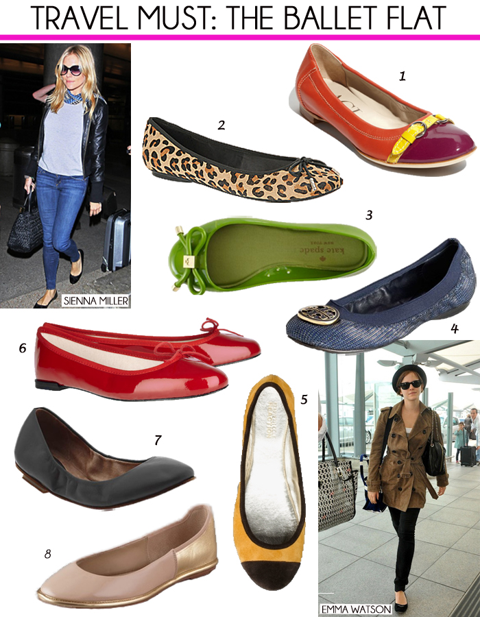 travel ballerina flats