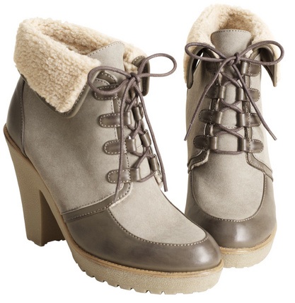 H&M Shearling Boots, $60