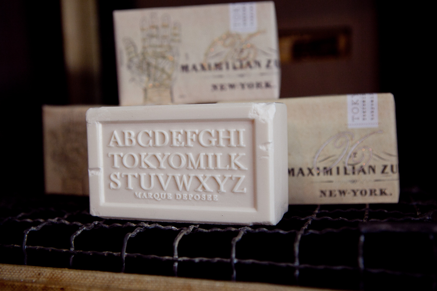 Pretty hand-made soaps. 