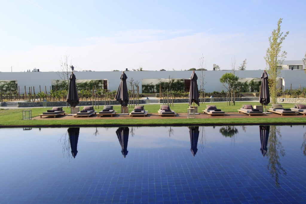 The calm and stunning pool at L'and Vineyards and Resort