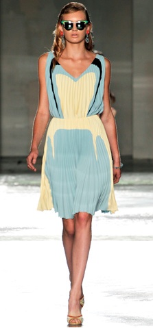 A look from Prada's Spring 2012 collection. 