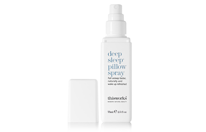 Jet lag: thisworks deep sleep pillow spray, $29.