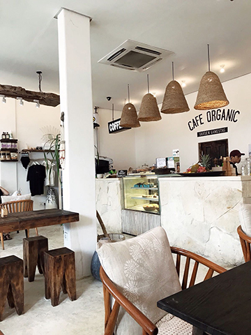 Cafe Organic in Bali. 