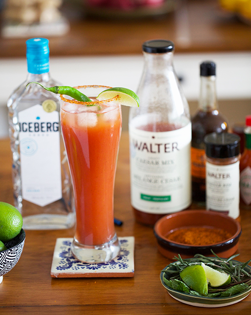 Travel cocktails: Iceberg Vodka Caesar