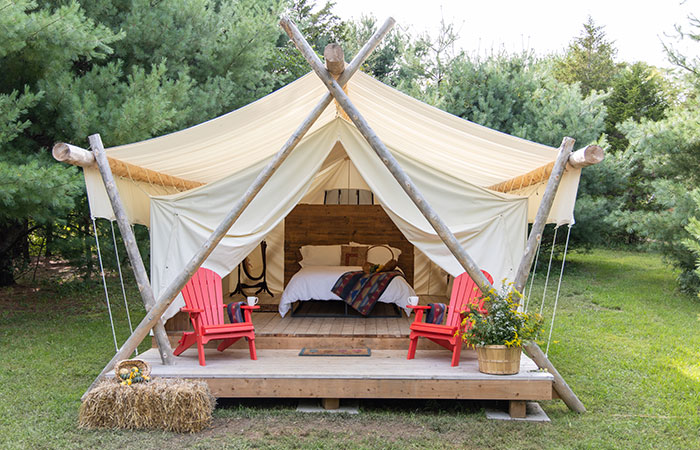 Norfolk County: Glamping at Homegrown Hideaway. Photo courtesy of Julia Matthews