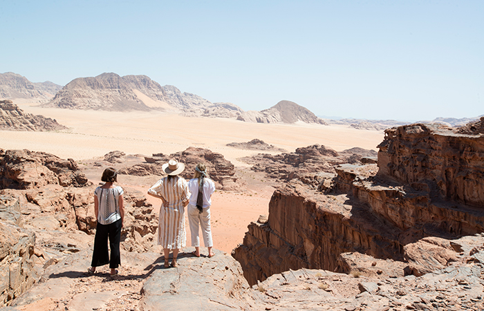 Socially Distant Destinations: Exploring Wadi Rum in Jordan.